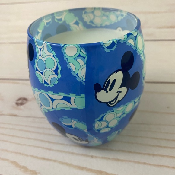 Walt Disney World Parks Mickey Mouse Glow Candle Blue - Picture 3 of 6